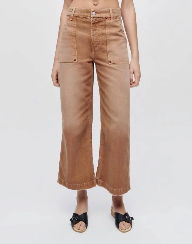 clean prep pants -Baker Pant In Travertino