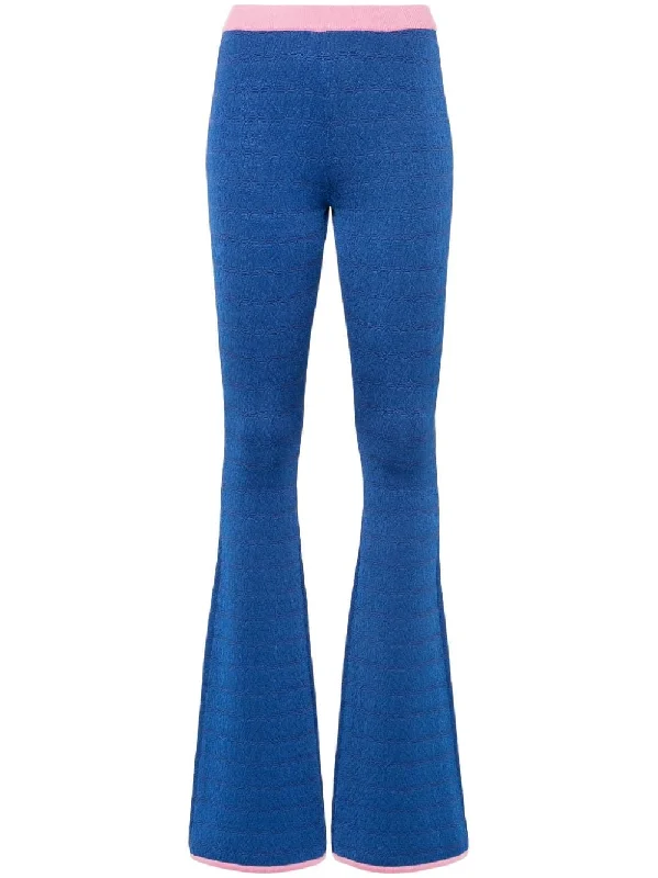 smooth front pants -Bally Women's Trousers blue