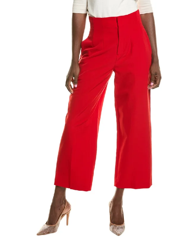 thick cargo pants -BCBGMAXAZRIA High Waisted Crop Pant