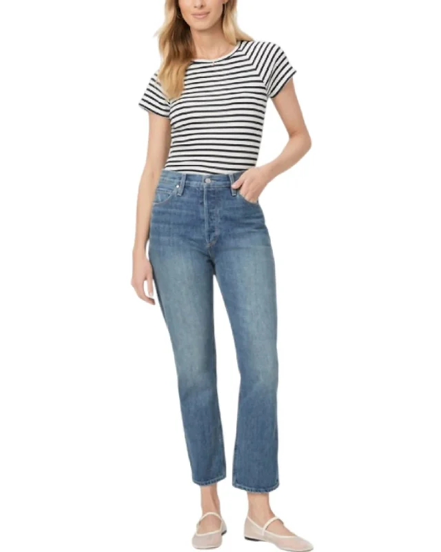 speck weave pants -Billy Crop Straight Jeans In Light Vintage-Inspired Wash