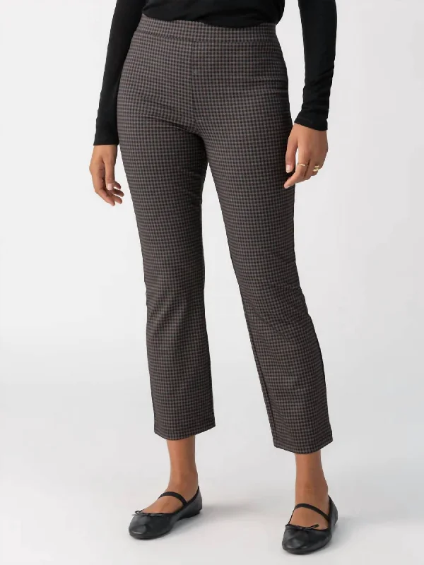 kid rugged pants -Carnaby Kick Crop Pants In Shadow Check