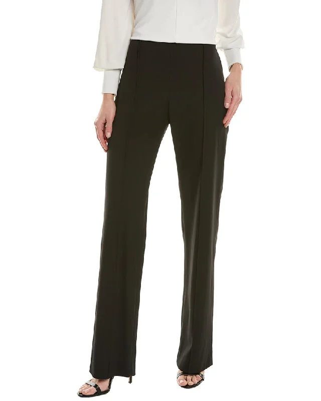 task pouch pants -Carolina Herrera Darted Front Wool-Blend Pant