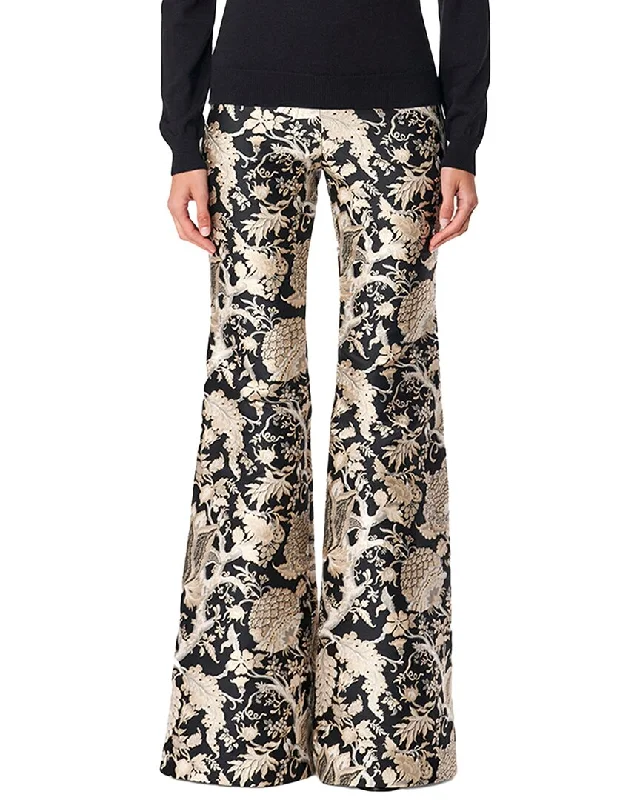 pure weave pants -Carolina Herrera Flare Pant