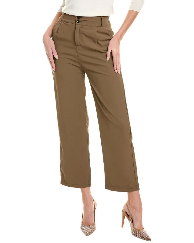 zip pouch pants -Colette Rose Pant