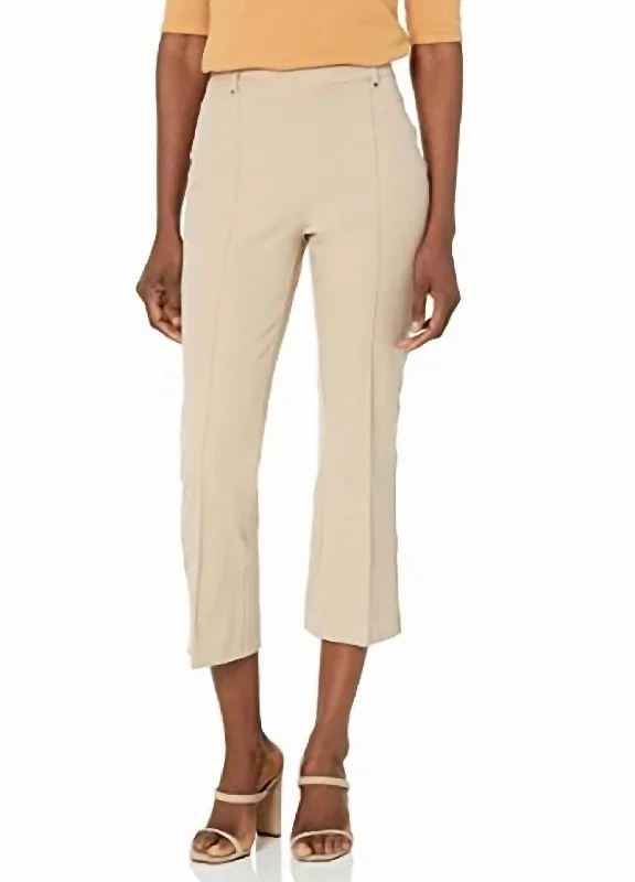 dye bold pants -Cropped Amanda Bootcut Pant In Sharp Khaki