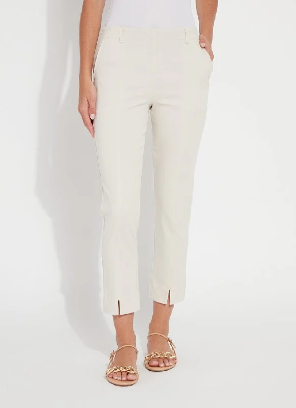 soft brush pants -Cropped Rosalie Trouser (26" Inseam)