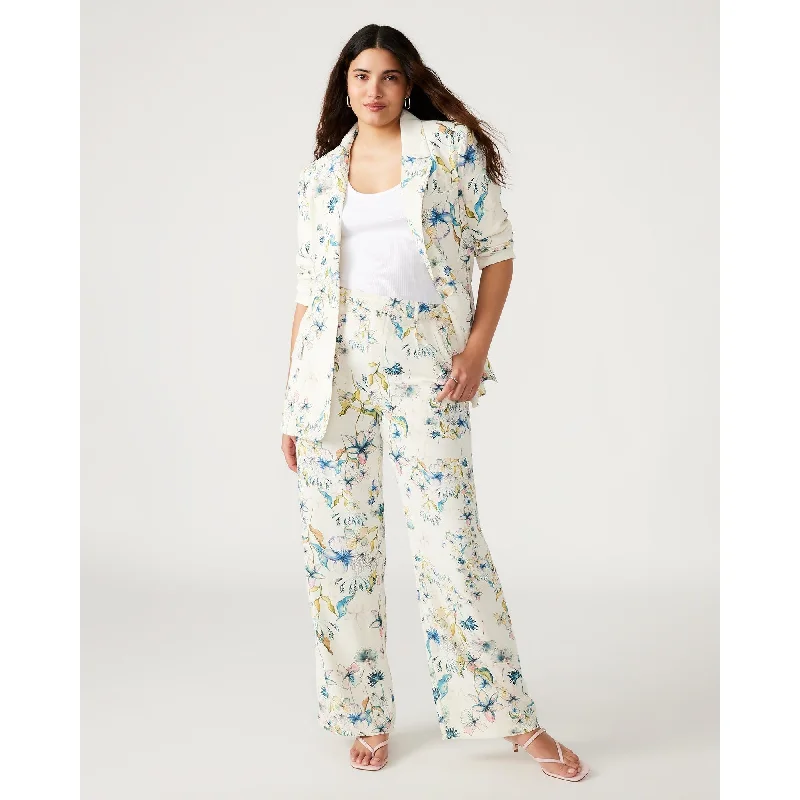 flip cut pants -Denia Pant Floral