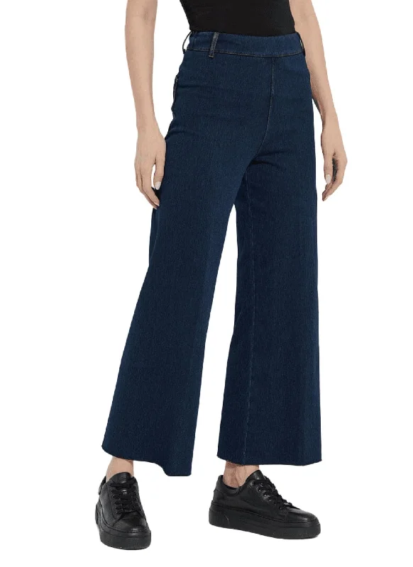 gear rugged pants -Erin Wide Leg Denim Jeans In Indigo