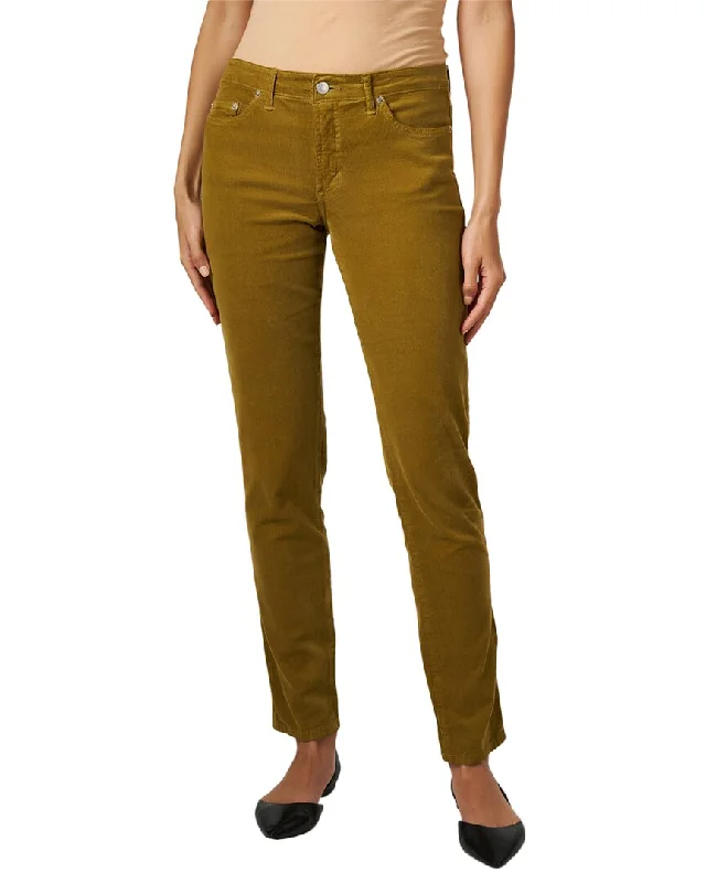 mid cut pants -Fabrizio Gianni Corduroy Straight Leg Pant