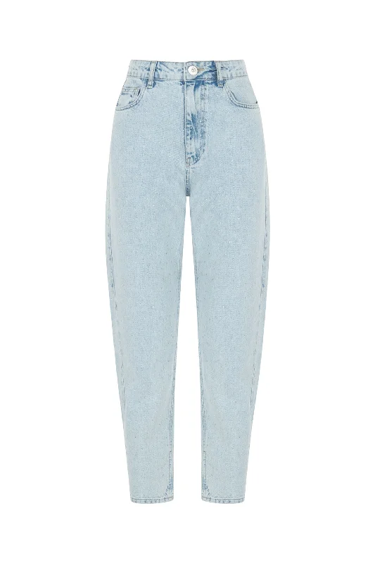 gig fan pants -High-Waisted Jeans