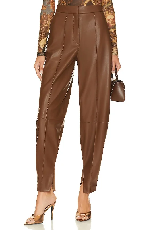 clean cut pants -Illio Pant In Chocolate