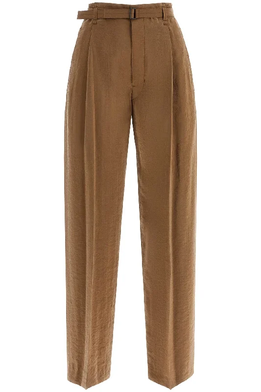 team set pants -Lemaire Women's Dry Silk Pants For Men