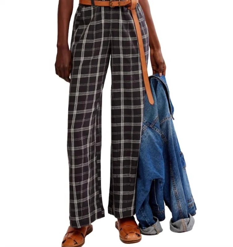 cuz vibe pants -Mara Menswear Overall In Black Combo