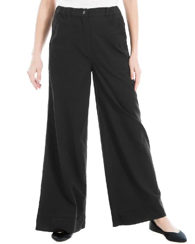 show snap pants -Max Studio Pique Pant