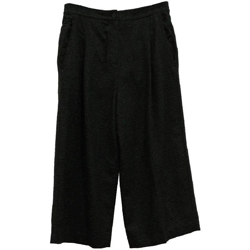 mob fun pants -McQ by Alexander McQueen Culottes in Grey Wool