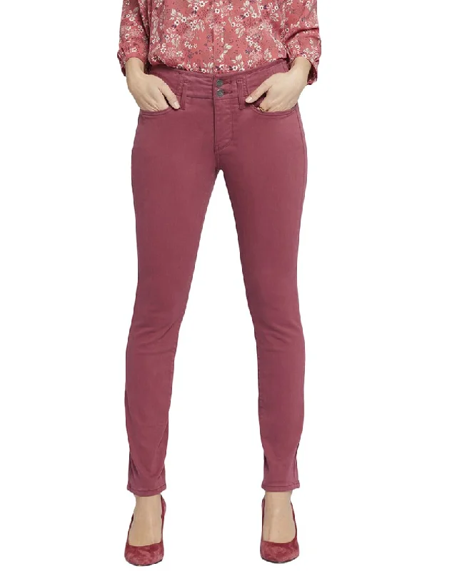 cozy flan pants -NYDJ Ami Cranberry Pie Skinny Leg Jean