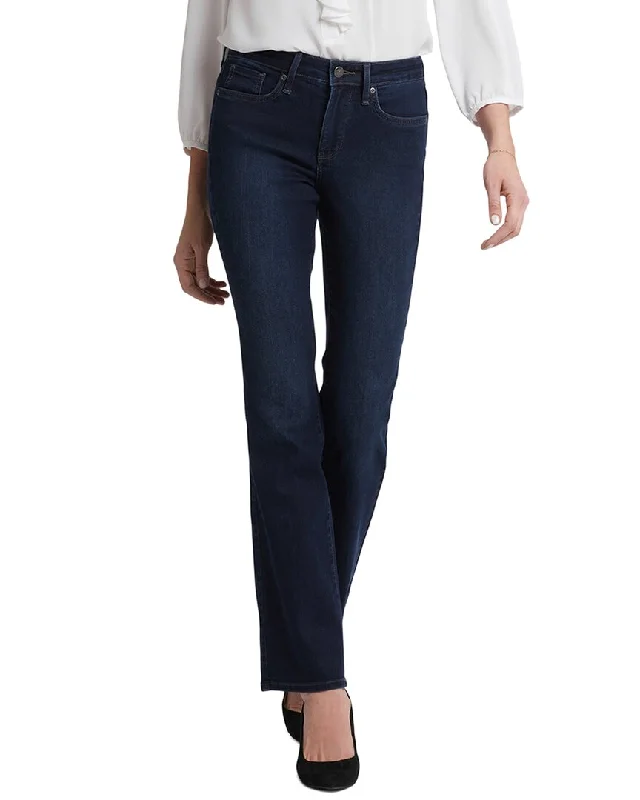 pure cotton pants -NYDJ Barbara Burbank Wash Bootcut Jean