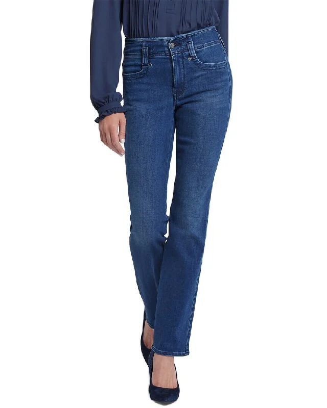 crisp pleat pants -NYDJ Marilyn Rendezvous Straight Leg Jean