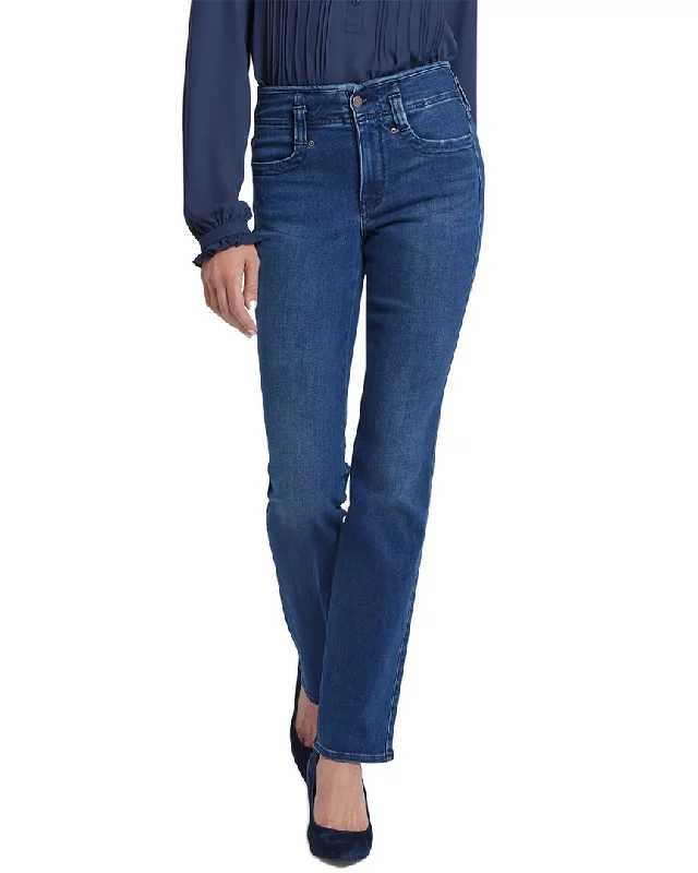 light cargo pants -NYDJ Petite Marilyn Rendezvous Straight Leg Jean