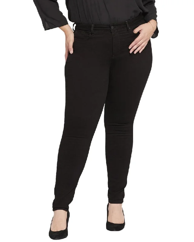 teach comfy pants -NYDJ Plus Ami Black Skinny Jean