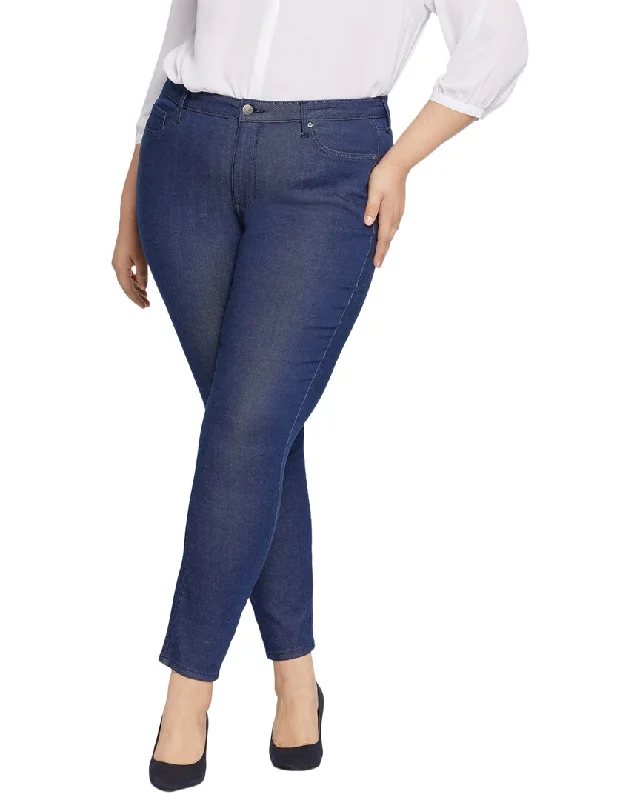 swirl fest pants -NYDJ Plus Ami Endless Blue Skinny Leg Jean