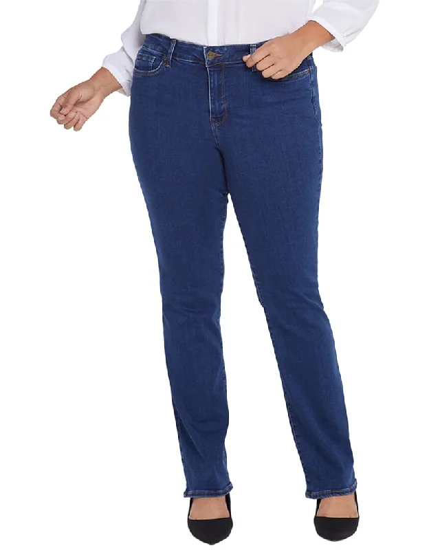 torn cargo pants -NYDJ Plus Marilyn Quinn Straight Leg Jean