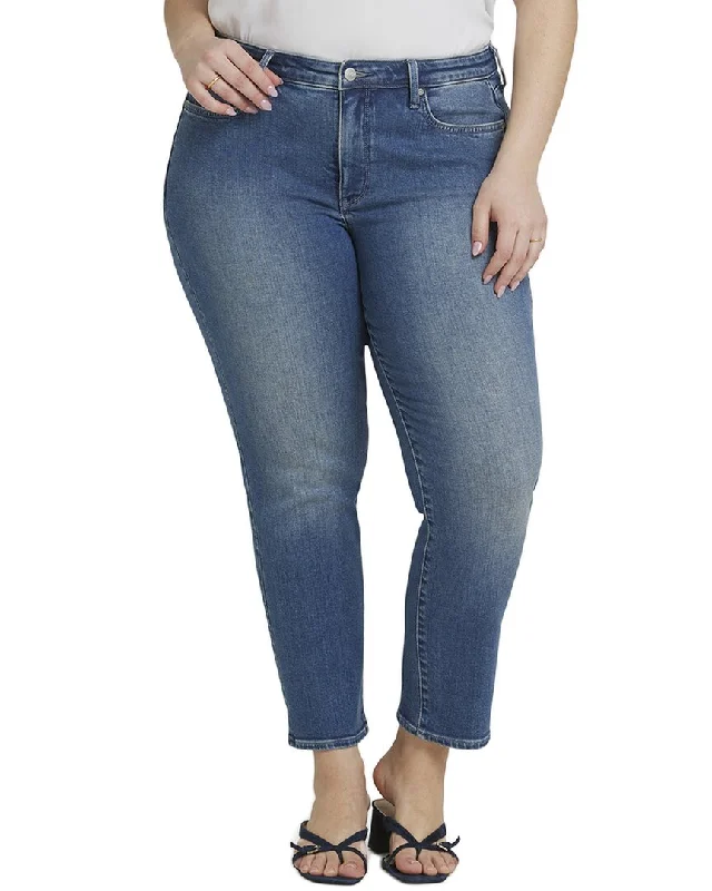 heat hold pants -NYDJ Plus Sheri Clean Horizon Ankle Crop Jean