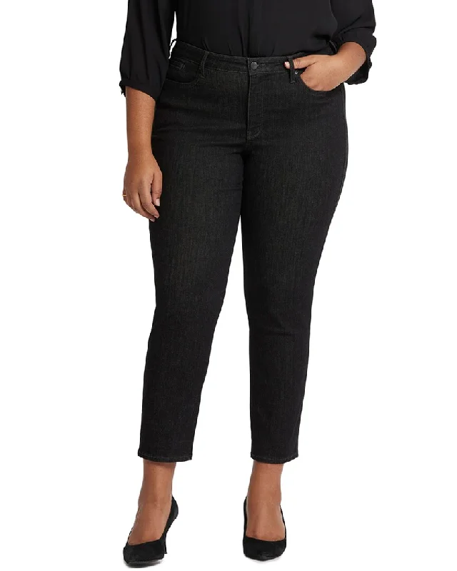 loose denim pants -NYDJ Plus Stella Eternity Tapered Jean