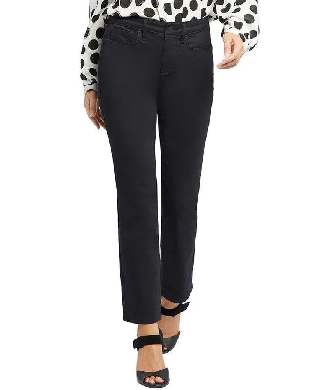 club sleek pants -NYDJ Sheri Black Ankle Jean