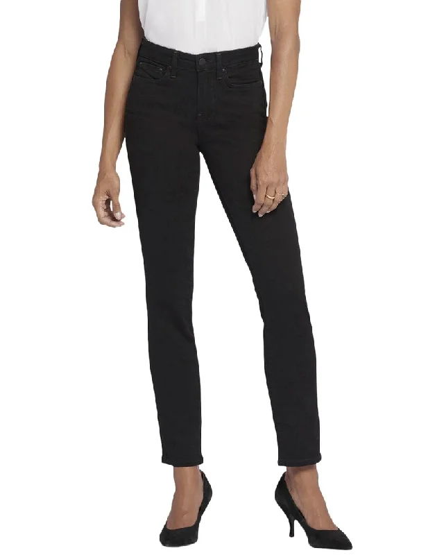 west rugged pants -NYDJ Sheri Black Slim Jean