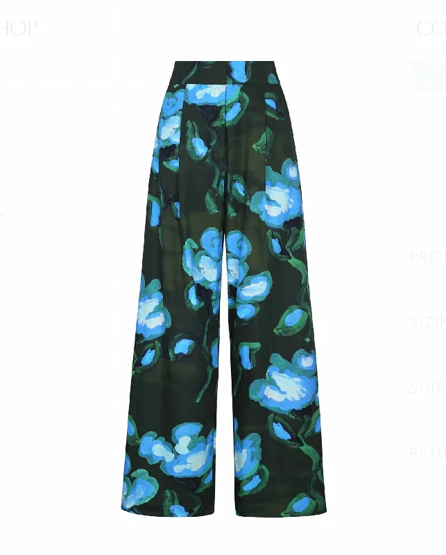 mid weigh pants -Panca Pants In Recuerdos Verde