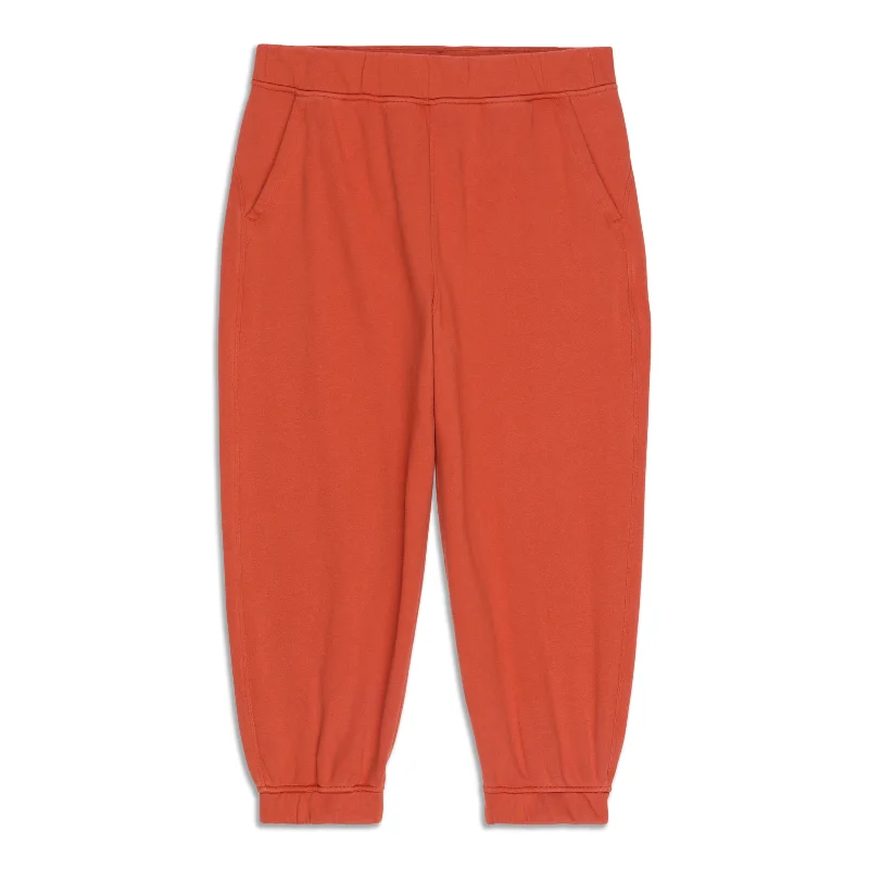 spot proof pants -Relaxed High-Rise Cropped Jogger - Resale