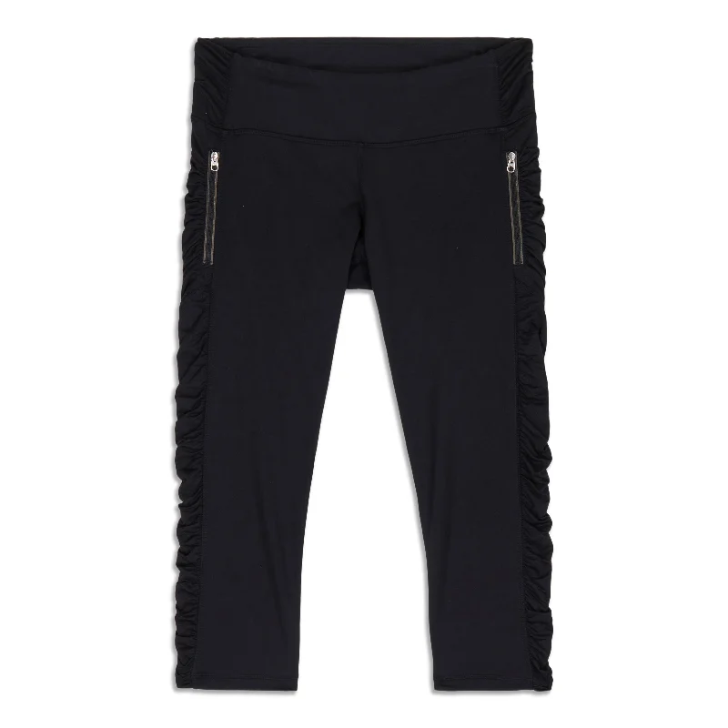 soft brush pants -Run In The Sun Crop - Resale