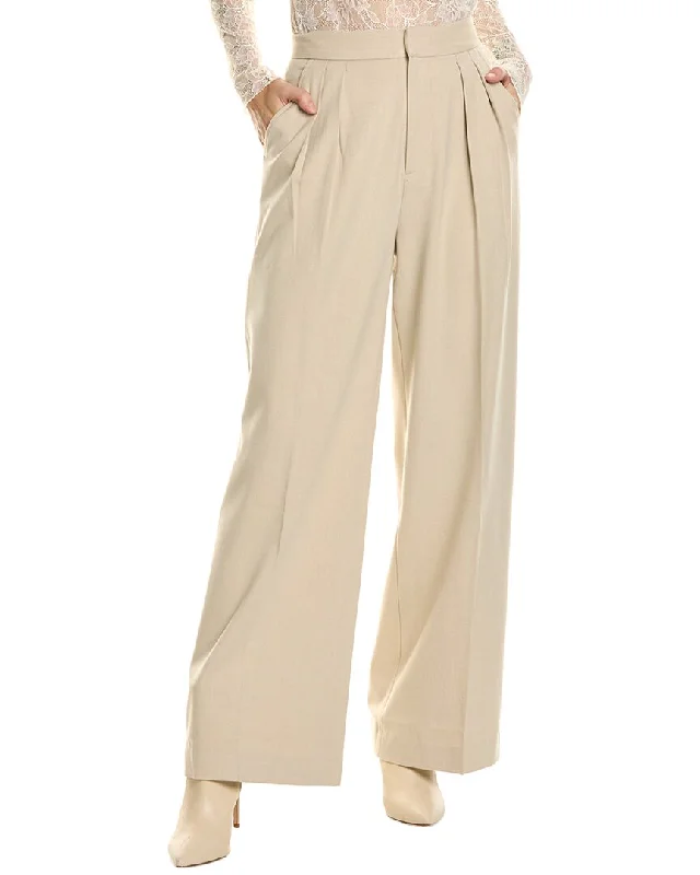 short hem pants -Sophie Rue Colleen Pleated Trouser