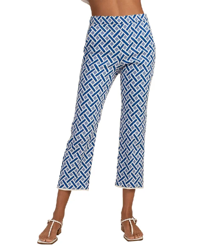 love trip pants -Trina Turk Fringe Flaire Pant