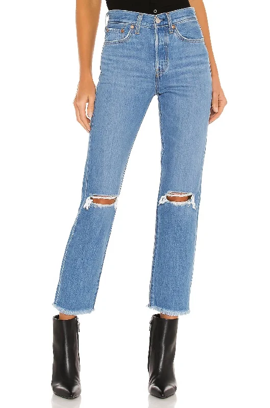 tent vibe pants -Wedgie Straight Jean In Market Street