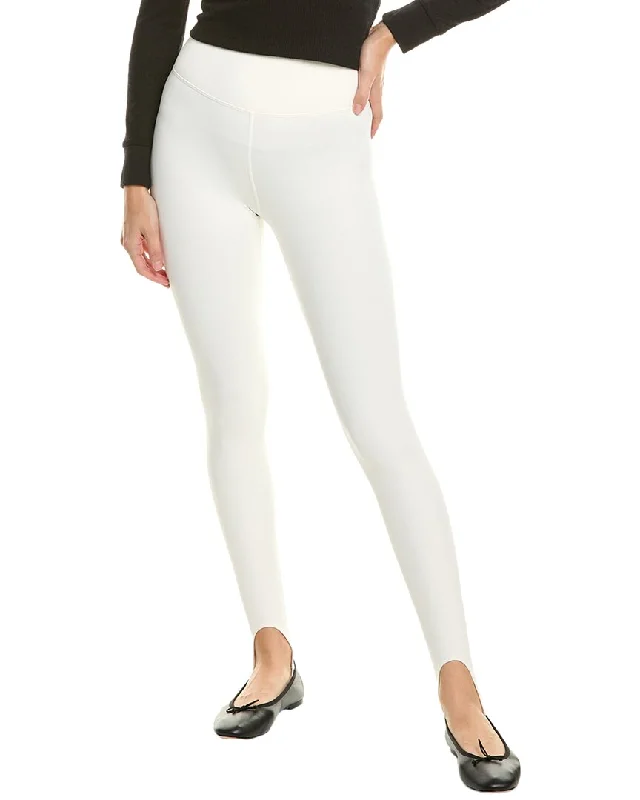 stretch waist pants -WeWoreWhat High-Rise Stirrup Legging