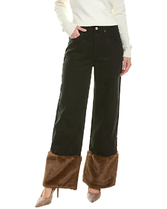 flared boot pants -WeWoreWhat Straight Leg Jean