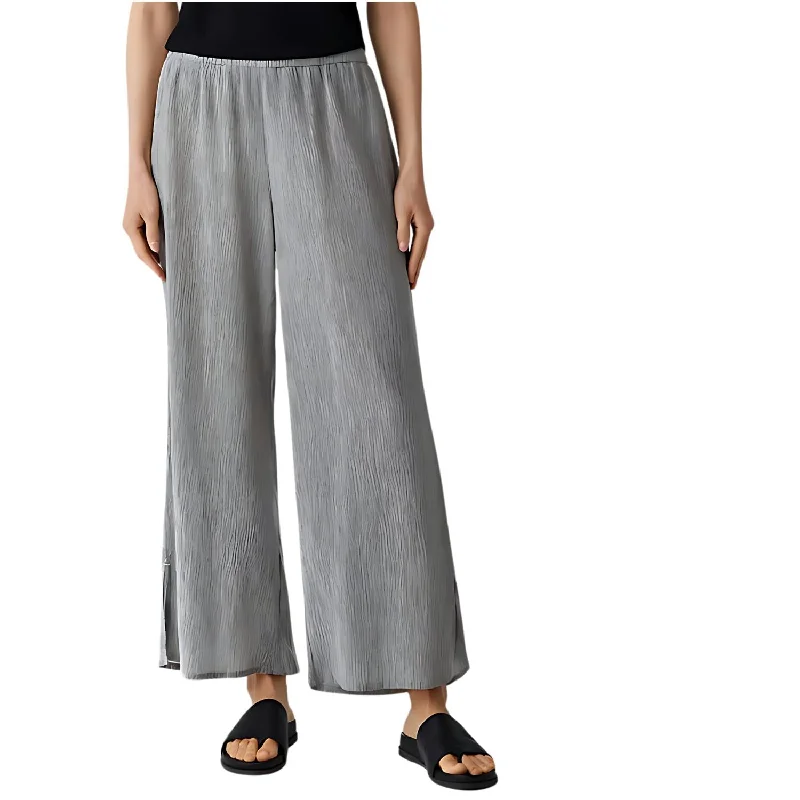 grow calm pants -Women's Wide Ankle Pants In Nimbus